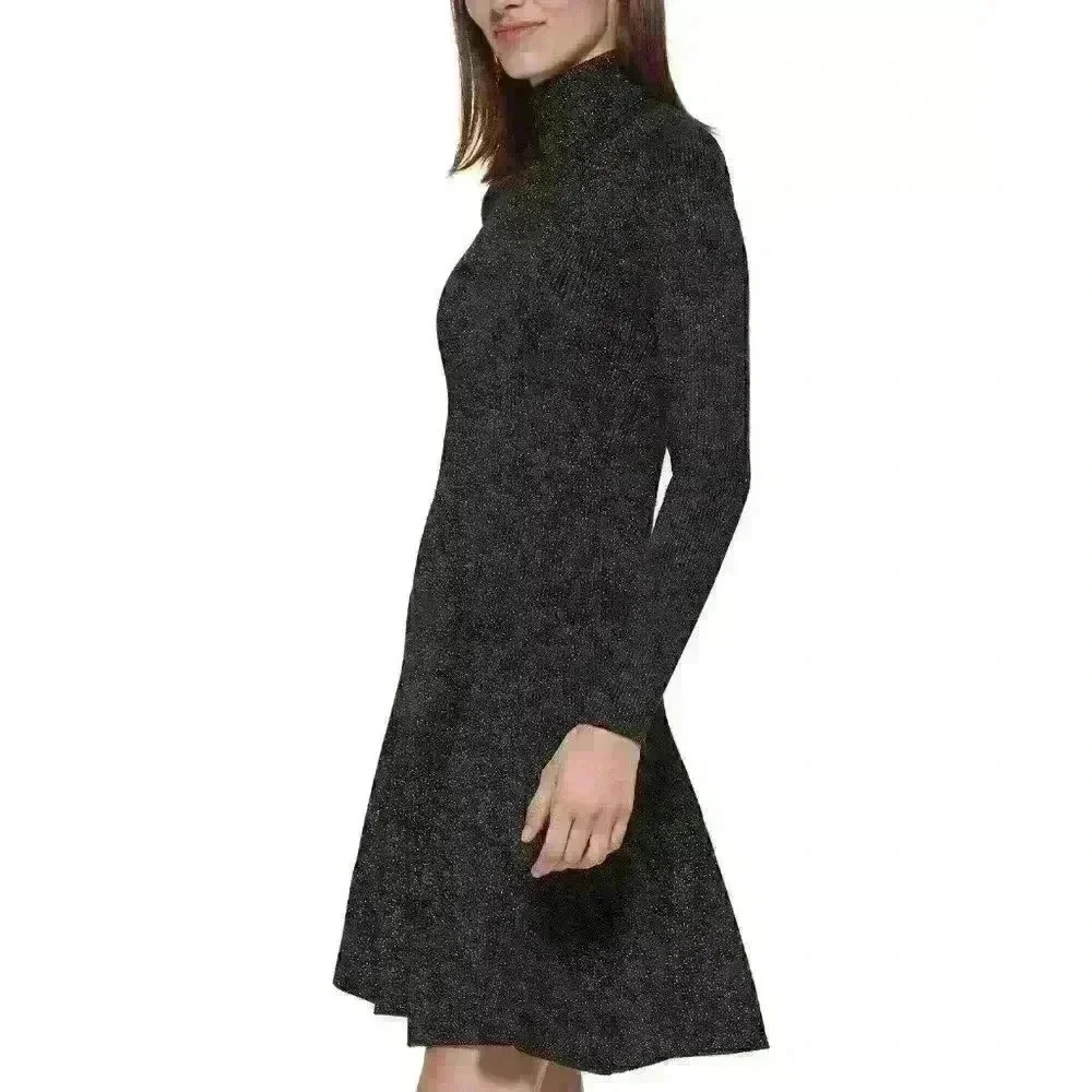 NEW Calvin Klein Women's M Mock-Neck Sweater Dress NWT $119 - Picture 2 of 4